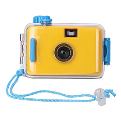 Wewoo Caméra Enfant SUC4 mini étanche pour film rétro étancheappareil photo compact enfants jaune