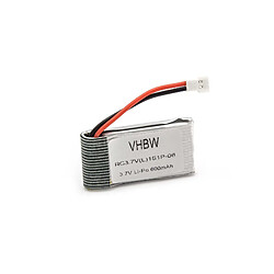 vhbw Batterie Li-Polymère 600mAh (3.7V) WALKERA pour la fabrication de maquettes de voitures de course, d'hélicoptères, d'avions et de bateaux.