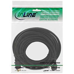 Câble HDMI haute vitesse InLine® avec Ethernet coudé Ethernet 10m