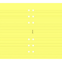 Filofax Bloc-notes Feuilles lignées Jaune (Import Royaume Uni)