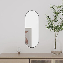 Maison Chic Miroir mural | Miroir Décoration pour Maison Salle de Bain 15x40 cm Verre Ovale -GKD60142