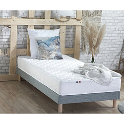 Idliterie Ensemble Matelas Ressorts Fermes biconiques SPECTRE + Sommier Made in France