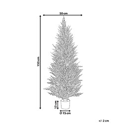 Avis Beliani Plante artificielle CEDAR TREE 153 cm