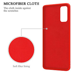 Cadorabo Coque Samsung Galaxy S20 FE Etui en Rouge pas cher