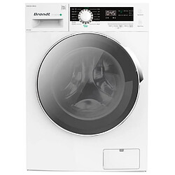 Lave-linge hublot 8kg 1400 tours/min blanc - WFB184QW - BRANDT