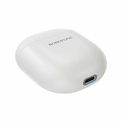 Acheter Casque Borofone BE49 TWS 5.0 BT avec commande tactile, batte longue durée de 3,5 heures. vie blanc