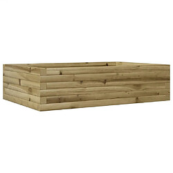 vidaXL Jardinière 90x60x23 cm bois de pin imprégné