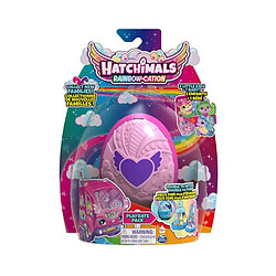 Pack figurines Hatchimals 4 Famille Surprise 3 enfants et 1 bébé S2 Modèle aléatoire