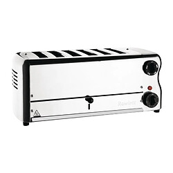 Rowlett Rutland Grille Pain Professionnel - 6 Fentes Blanc - Rowlett Esprit