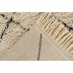 Acheter Paris Prix Tapis Tufté à la Main Ethnique Mylen VI Beige & Noir 160 x 230 cm