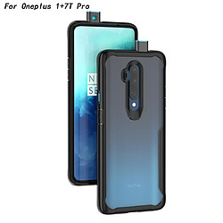 Wewoo Coque Souple Pour OnePlus 7T Pro Transparent PC + TPU Etui de protection antichoc à couverture totale Rouge