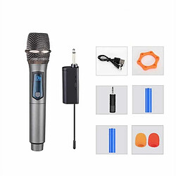 Kit De Microphone Sans Fil Avec Récepteur De Batterie Au Lithium Rechargeable Pour La Performance 1 À 1