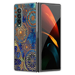 Coque en TPU antichoc fleurs pour votre Samsung Galaxy Z Fold3 5G