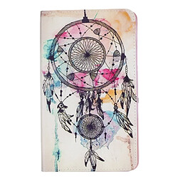 Wewoo Coque renforcée or pour Samsung Galaxy Tab A 8.0 2017 / T385 Peinture Dream Catcher Motif Horizontal Housse en cuir Flip avec support & Slots de cartes Portefeuille