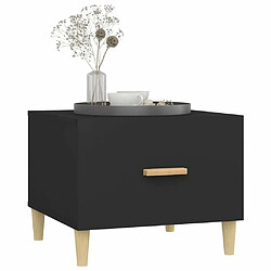 Acheter Maison Chic Table basse,Table Console Table d'appoint, Table pour salon Noir 50x50x40 cm Bois d'ingénierie -MN40895