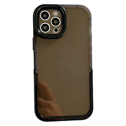 Coque en TPU anti-décoloration avec béquille pour votre iPhone 14 Pro - noir