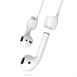 Avis Shop Story Sangle Magnétique Aimanté Anti-Perte pour Écouteurs sans-Fil Apple Airpods TWS i7s - Couleur Blanc