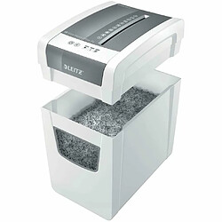 Acheter Destructeur de documents Leitz IQ Slim Home Office P4 - Silencieux et élégant - 10 feuilles - Corbeille 23L - Coupe confettis - Niveau de sécurité Din P4 - Blanc