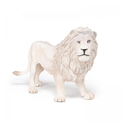 Papo 50185 Grand lion blanc figurine pas cher