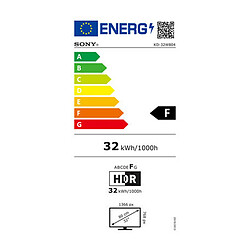 Avis Télévision Sony KD32W804 32"