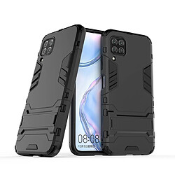 Coque en TPU hybride avec béquille noir pour votre Huawei P40 lite/Nova 7i/Nova 6 SE