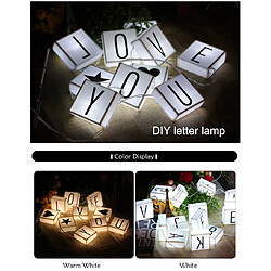 Avis DIY LED Lettre Suspendus Guirlandes Lumineuses Lampe Parties Décorations De Noël