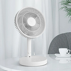 Universal Ventilateur de bureau USB rechargeable Mini-étagère portable Ventilateur refroidissement Petit ventilateur pliant Bureau de bureau Maison Bureau Dortoir et chambre à coucher