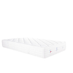 Avis LUXURY LITERIE Ensemble matelas Patriote Mousse 90x190 cm + sommier blanc ep 13cm + oreiller + couette