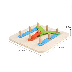 Panneau Géométrique En Bois Trieur De Lettres Bloque Jouets Éducatifs D'Enfants