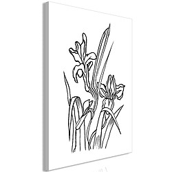 Artgeist Tableau - Love Irises (1 Part) Vertical [20x30]