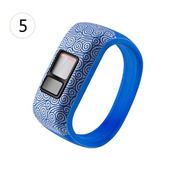 S Bracelet de montre remplacement compatible pour Garmin Vivofit JR/JR2 /vivofit 3(Nuage bleu)