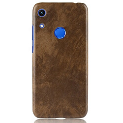 Wewoo Coque antichoc Litchi Texture PC + PU pour HuHonor 8A (Marron)