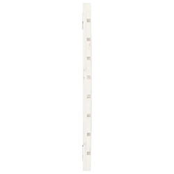 Acheter vidaXL Tête de lit murale Blanc 81x3x63 cm Bois massif de pin