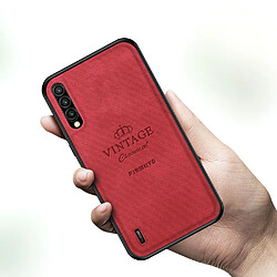 Coque en TPU + PU antichute, léger, rouge pour votre Xiaomi Mi CC9/CC9 Meitu Edition/9 Lite