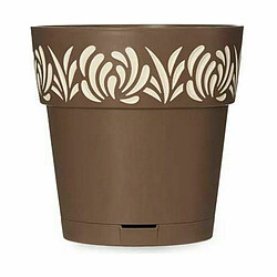 Avis Pot auto-arrosant Stefanplast Gaia Marron Plastique 19 x 19 x 19 cm (12 Unités)