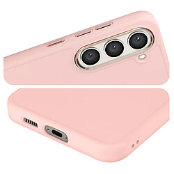 Avis Avizar Coque pour Samsung Galaxy S23 Plus Rigide Contour Caméra Métallisé Rose Poudré