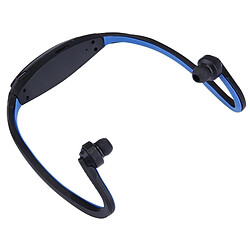 Acheter Wewoo Casque Bluetooth Sport bleu foncé pour les smartphone et iPad ordinateur portable MP3 ou d'autres périphériques audio, mémoire maximale SD: 32 Go imperméable à l'eau stéréo sans fil écouteurs intra-auriculaires avec MicroSD Card Slot,