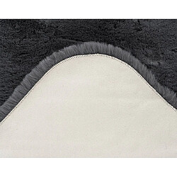 Avis Lisa Design Bear - tapis organique - fausse fourrure - gris anthracite