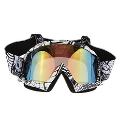 Anti brouillard moto VTT VTT course lunettes lunettes A017 miroir coloré pas cher