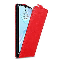 Cadorabo Coque Huawei P30 Etui en Rouge