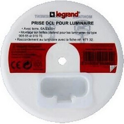 LEGRAND Couvercle remplacement + prise luminaire