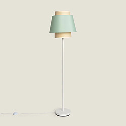 Ledkia Lampadaire Textile Chulu Vert