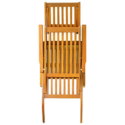 Acheter Helloshop26 Chaises longues d'extérieur repose-pieds et table 167 x 56 x 75 cm acacia solide 02_0011918