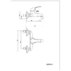 Acheter Kiamami Valentina MITIGEUR POUR VASQUE DE SALLE DE BAIN ROBINET MONOCOMMANDE CHROMÉ | ENTER