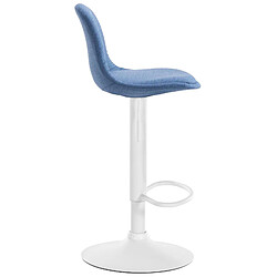 Avis Non Tabouret de bar Kiel tissu blanc