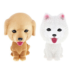 Résine Bobble Head Dog voitures Chien