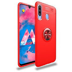 Wewoo Coque Souple TPU antichoc pour Galaxy A20 et A30 avec support invisible Rouge