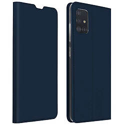 Housse Samsung Galaxy A51 Étui Folio Porte-carte Support Vidéo Dux Ducis bleu