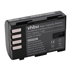 vhbw Batterie Li-Ion 1100mAh (7.2V) pour caméra compatible avec Panasonic Lumix DC-GH5, DC-GH5L, DC-GH5M