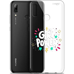 Caseink Coque arrière Pour Huawei P Smart 2019 (6.21 ) Crystal Gel HD [ Nouvelle Collection - Souple - Antichoc - Imprimé en France] Girl Power